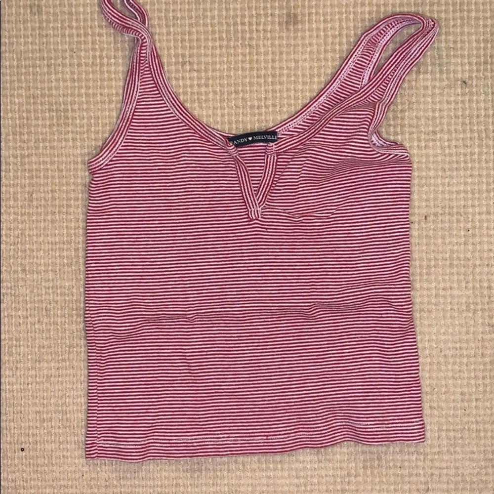 Brandy striped tank